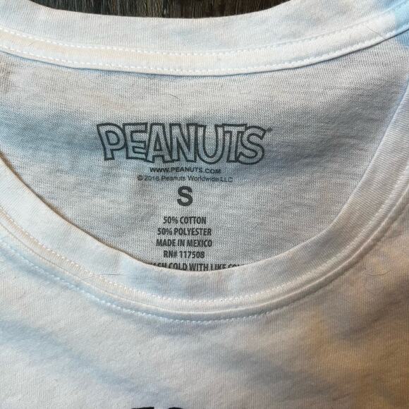 Peanuts Women's SM Snoopy "If Found Sleeping Do Not Disturb" Graphic T-shirt - Picture 3 of 4